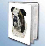 Retired Dog Breed ENGLISH BULLDOG Vinyl Softcover Address Book by Robert May