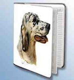 Retired Dog Breed ENGLISH SETTER Vinyl Softcover Address Book by Robert May