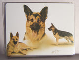 Retired Dog Breed GERMAN SHEPHERD TRIO Softcover Address Book by Robert May