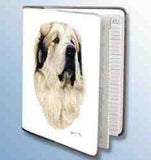 Retired Dog Breed GREAT PYRENEES Vinyl Softcover Address Book by Robert May