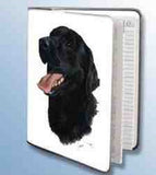 Retired Dog Breed LAB RETRIEVER BLACK Vinyl Softcover Address Book by Robert May