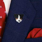 Resin Pin AUSTRALIAN SHEPHERD TRI Dog Head Resin Hat Pin Tietac Pin Jewelry